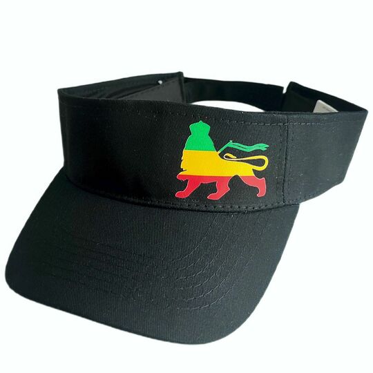 Kšilt černý rasta lion