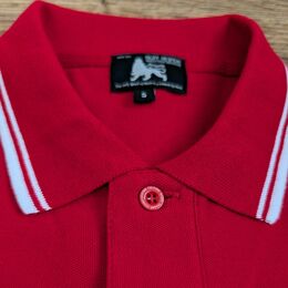 Tričko Polo Lion of Judah - Červeno/bílé