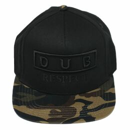 Snapback Dub Respect, černá/kamu