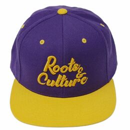 Snapback Roots & Culture - fialovožlutá